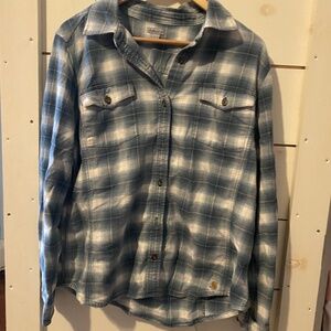 Carhartt long sleeve flannel shirt